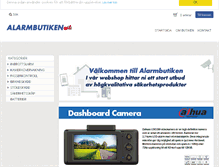 Tablet Screenshot of alarmbutiken.com